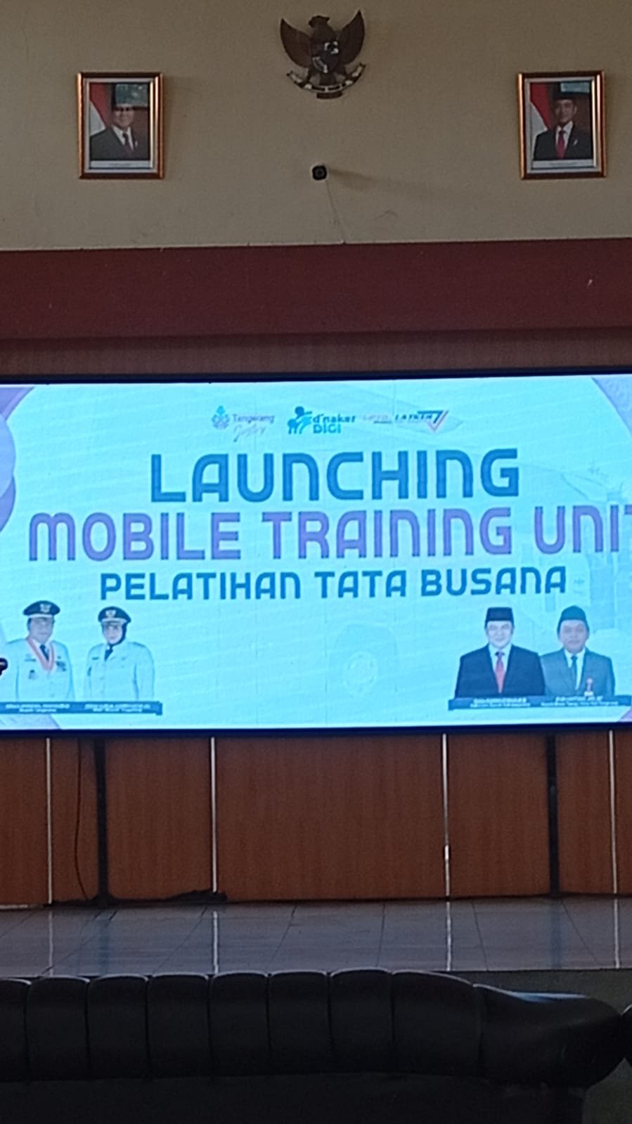 Pemkab Tangerang Resmikan Lounching Mobile Training Unit Pelatihan Tata Busana Di Kecamatan Gunung Kaler