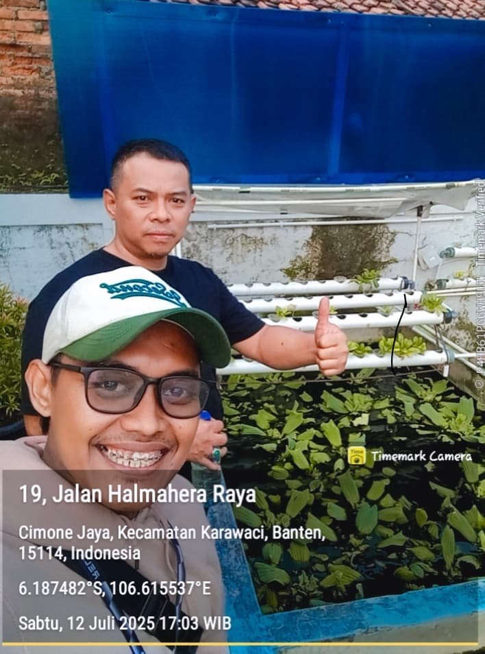 Bang Otoy, Kanit Reskrim Polsek Karawaci, Manfaatkan Waktu Luang dengan Bertani Hidroponik dan Budidaya Lele  Tangerang mediasumber1news –