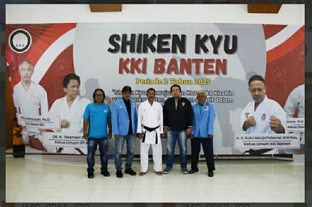 KKI (KushinRyu M Karate-do Indonesia) Pengcab Kota Tangerang Sukses Mengadakan UKT Periode Ke II Tahun 2025