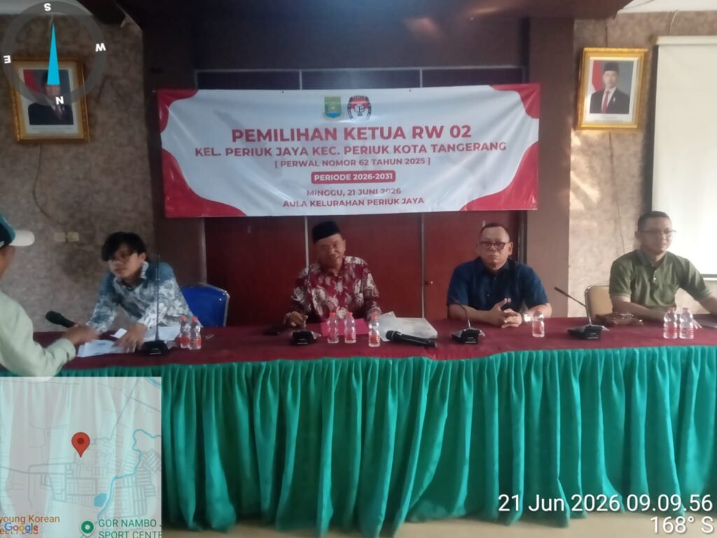 Pemilihan Ketua RW 02 Periuk Jaya 2026–2031 Berjalan Aman & Demokratis, Dihadiri Unsur TNI dan Polri
