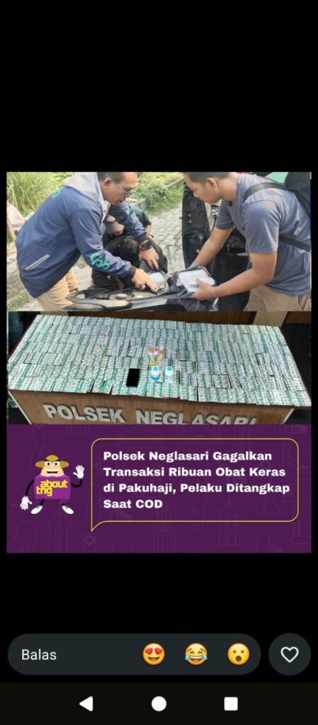 Polsek Neglasari Gagalkan Peredaran Ribuan Obat Keras, Pelaku Ditangkap Saat Transaksi COD di Pakuhaji