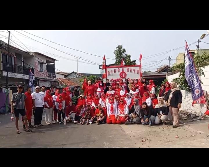 Semangat Kebersamaan Warga RT 04 RW 01, Upacara, Doa Bersama hingga Senam Sehat Digelar Penuh Kekeluargaan”